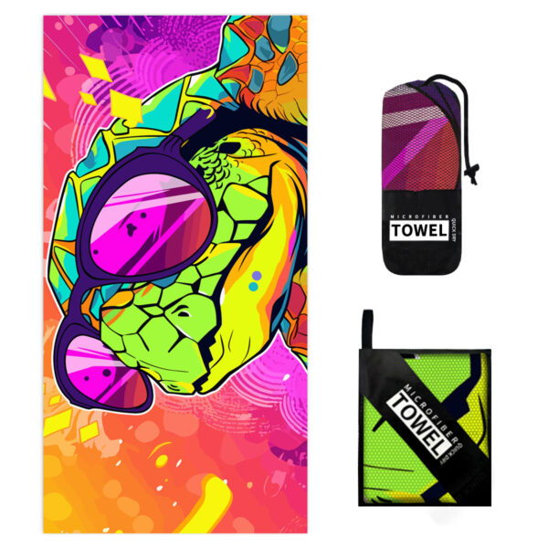 STJ-003-B37 microfiber beach towel - Image 3