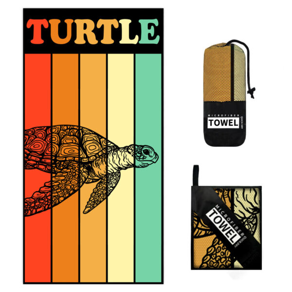 STJ-003-B37 microfiber beach towel - Image 2