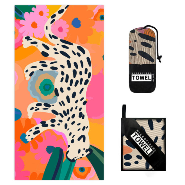STJ-003-B37 microfiber beach towel - Image 4