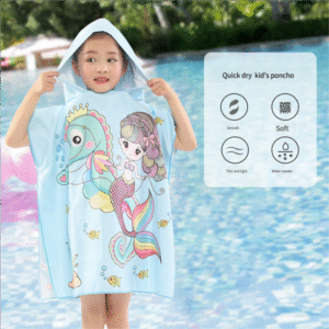 children's quick-drying poncho-xcy7032