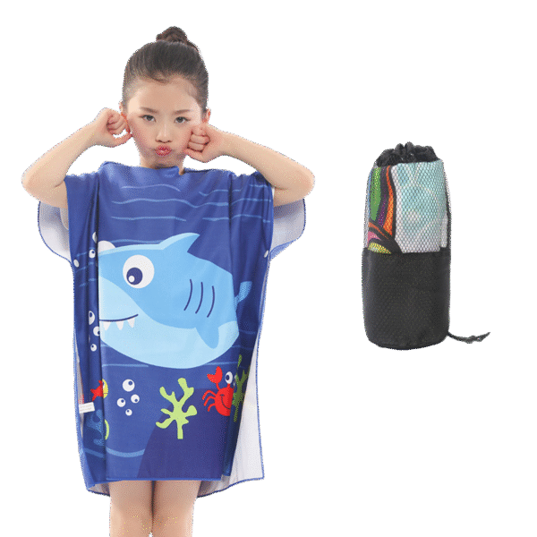 children's quick-drying poncho-xcy7032 - Image 4