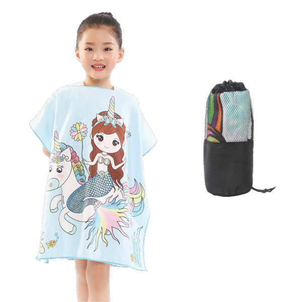 children's quick-drying poncho-xcy7032 - Image 5