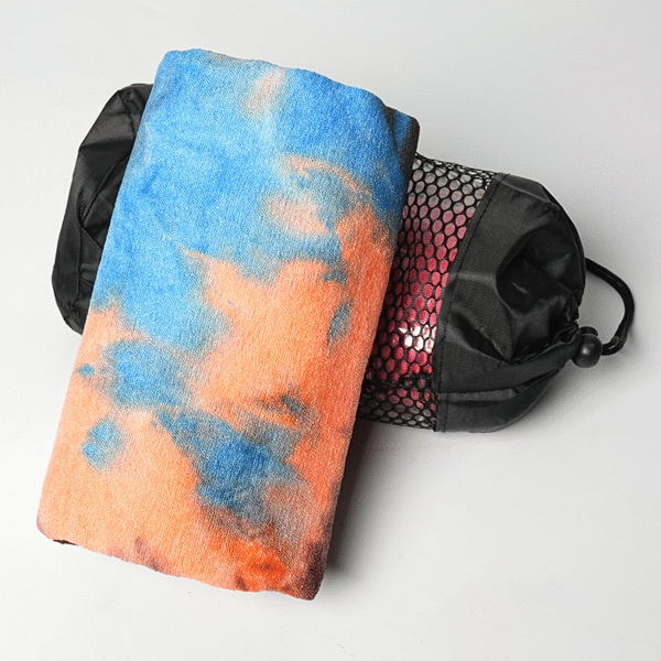 Tie-Dye Anti-slip yoga towel - Image 12