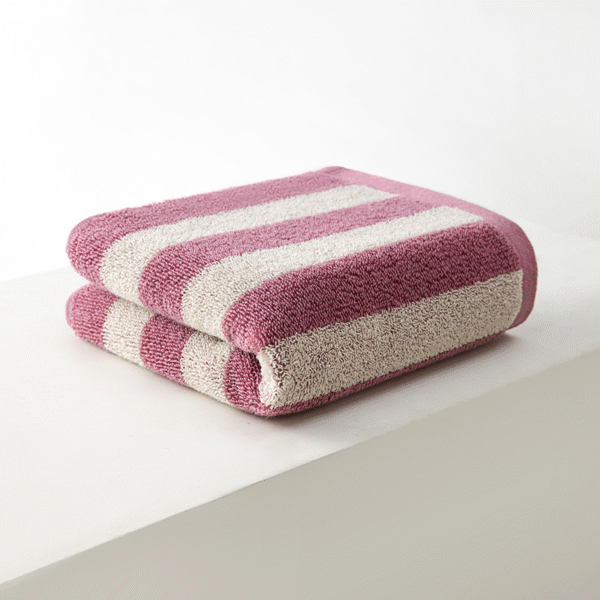 stripe cotton face towel -xcy7030 - Image 4