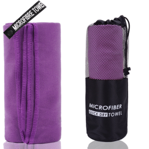 Quick dry sports towel with mesh bag -xcy7001