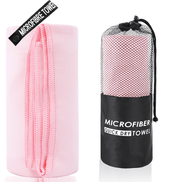 Quick dry sports towel with mesh bag -xcy7001 - Image 3
