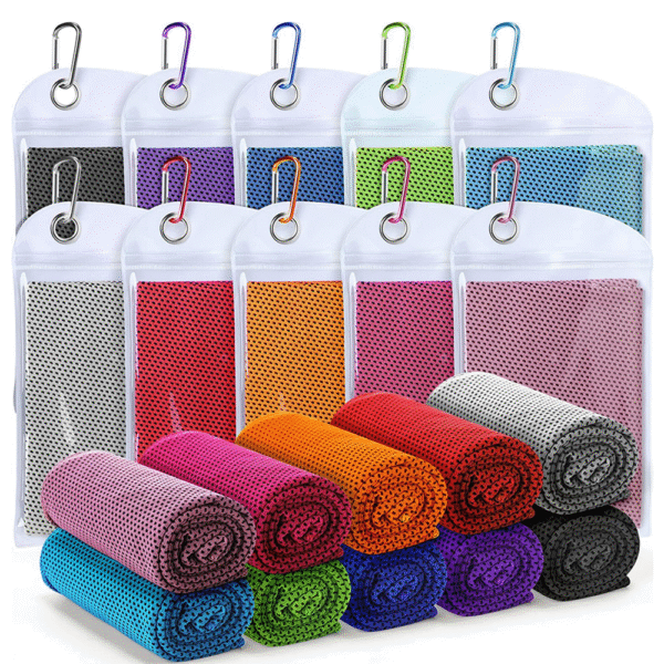 Ice Cooling Towels for Sports Golf Yoga Gym - Image 2