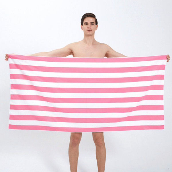 microfiber quick dry  stripe towel -xcy7023 - Image 4