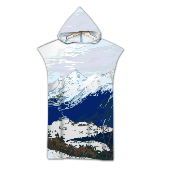 Changing Robe Poncho with Hood -xcy7007 - Image 8