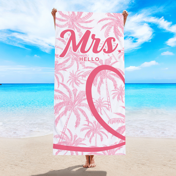 eco-friend microfiber light weight quick dry sand free beach towel xcy8002 - Image 4