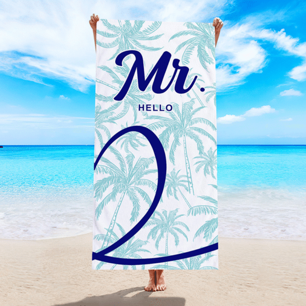 eco-friend microfiber light weight quick dry sand free beach towel xcy8002 - Image 5