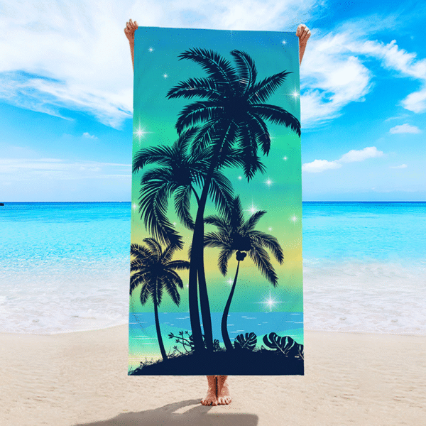 eco-friend microfiber light weight quick dry sand free beach towel xcy8002 - Image 6